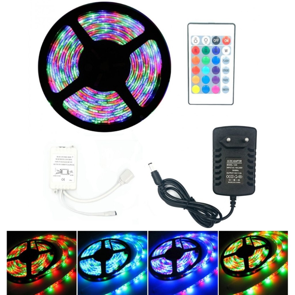 high-power-12v-με-τηλεχειριστήριο-σετ-αδιάβροχη-ταινία-led-5-μέτρων-